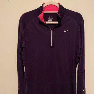 Purple Nike Athletic Sweater